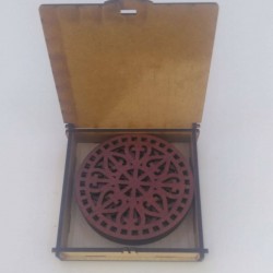 Ahşap Bardak Altlığı (6'lı)