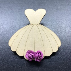 Ahşap Gelin Elbisesi Magnet