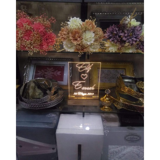 Led Işıklı İsimlik