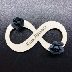 Ahşap Sonsuzluk Magnet