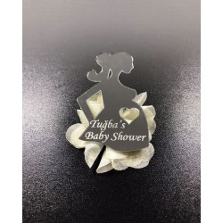 Pleksi Baby Shower  Magnet