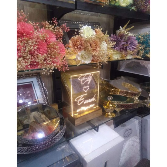 Led Işıklı İsimlik