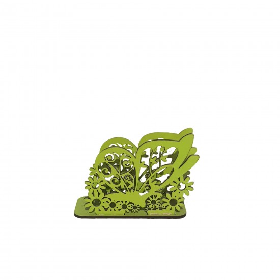 Ahşap Peçetelik Kelebek Motifli Ahşap Peçetelik Kelebek Motifli